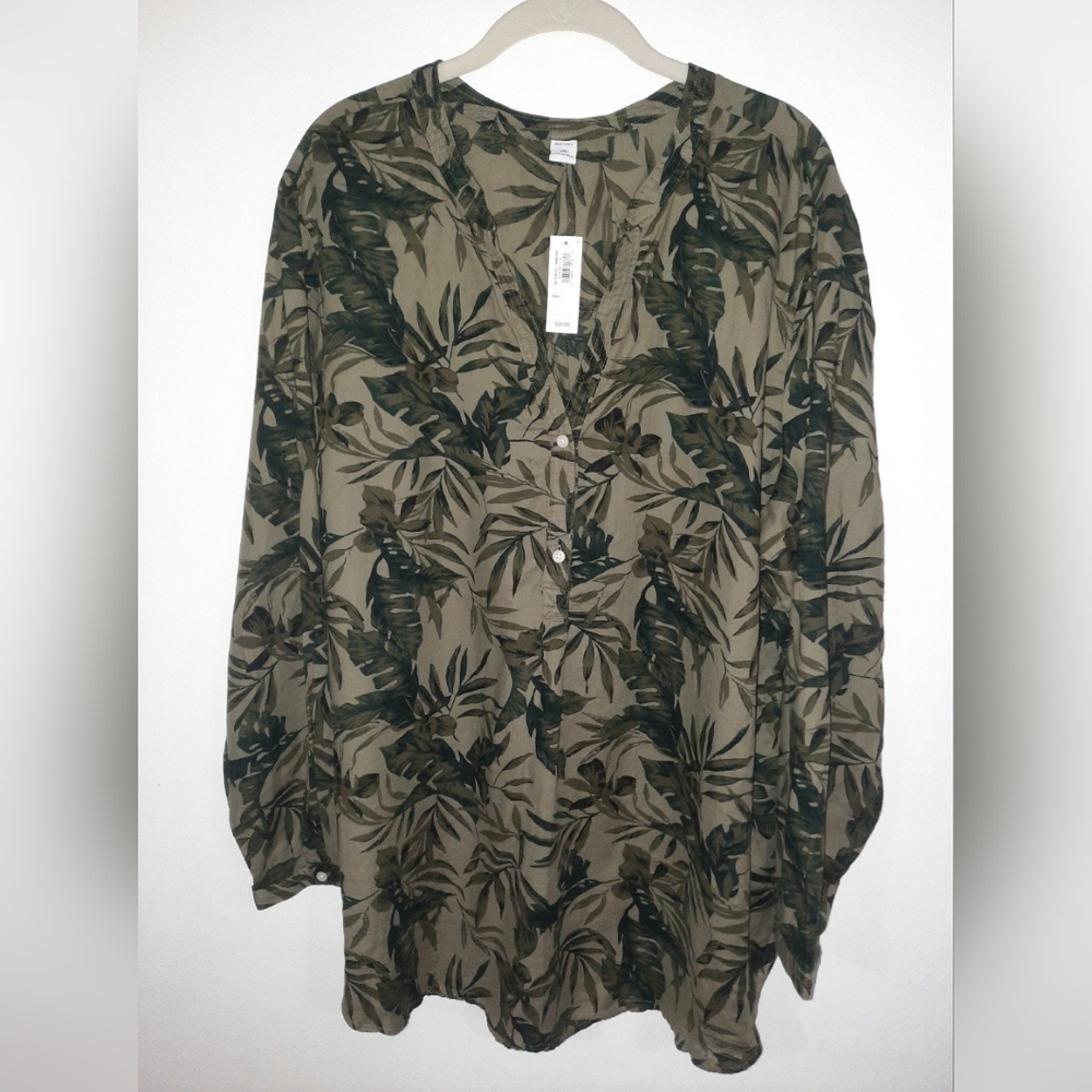 NWT Old Navy Woman's Popover Top XXL